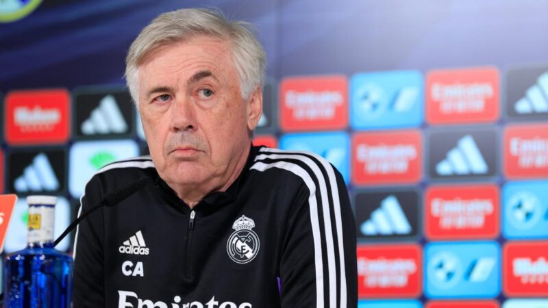 Carlo Ancelotti protesta por gol polémico del Manchester City en semifinal de la UEFA Champions League
