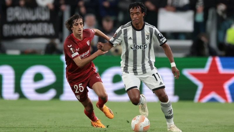 La Juventus empató ante Sevilla en las semifinales de la Europa League