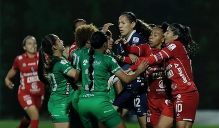 Controversia en el partido entre América y Equidad: la agresión de una jugadora