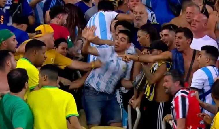 Disturbios en el Maracaná retrasan el inicio del partido Brasil vs Argentina