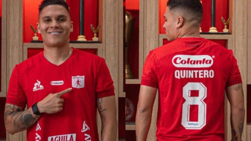 Juan Fernando Quintero jugará con el número 8 y no con el 10: esta sería la insólita razón