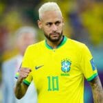 Neymar Jr. en su presentación con Santos FC antes de su debut en la Liga Brasileña
