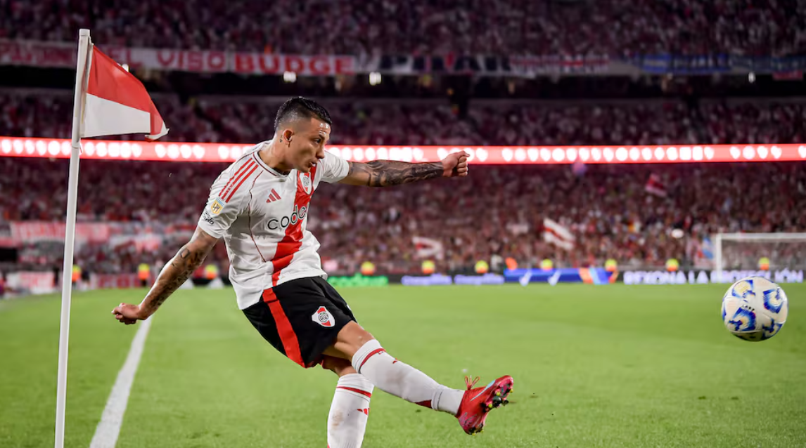 Kevin Castaño brilla en su debut como titular en la Libertadores con River Plate