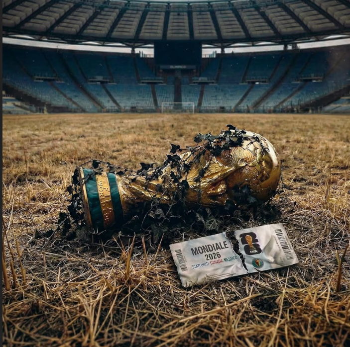 Italia fuera del Mundial 2026