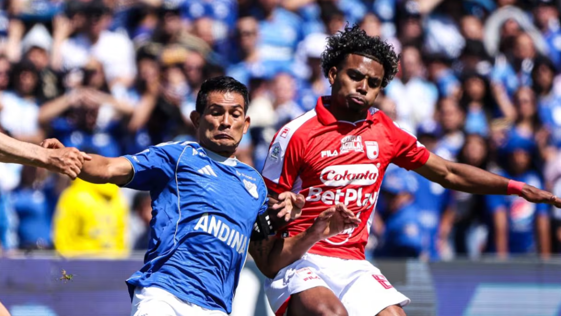 Millonarios empata 1-1 con Santa Fe en El Campín por Liga BetPlay 2026