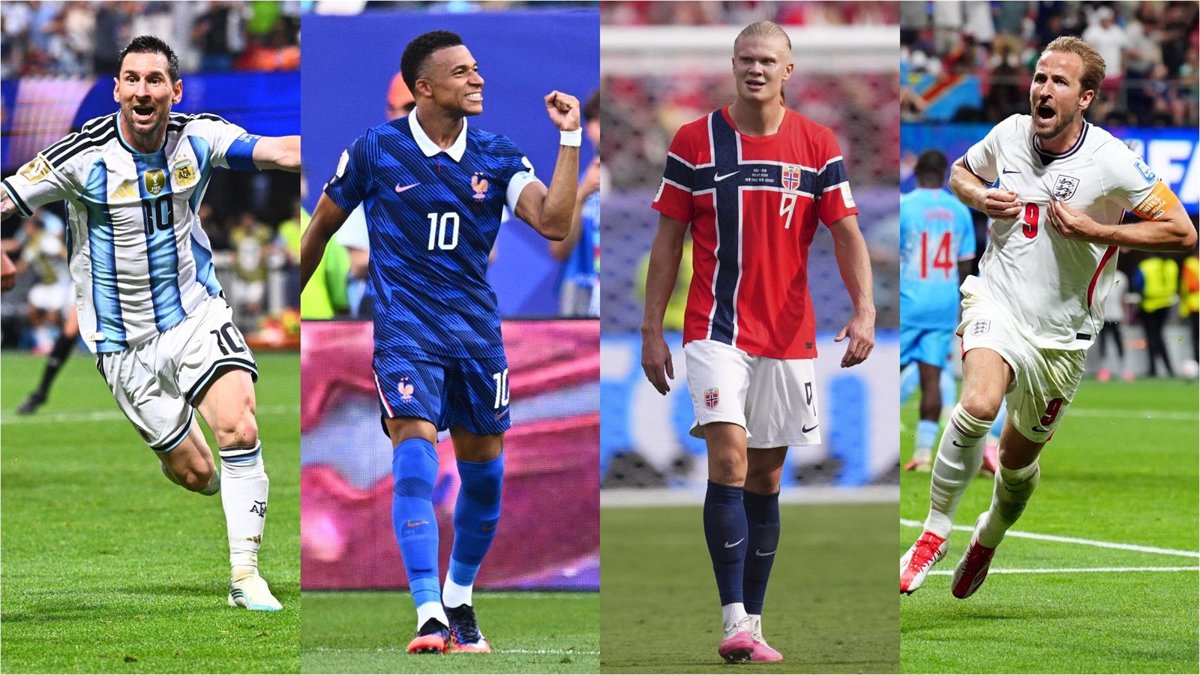 Bota de Oro del Mundial 2026: Messi, Mbappé, Haaland y Kane a la pelea