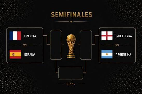 Semifinales del Mundial 2026: cuatro campeones del mundo por el título