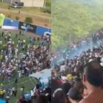Nacional vs Jaguares suspendido por disturbios en Montería