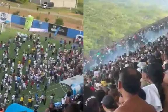 Nacional vs Jaguares suspendido por disturbios en Montería
