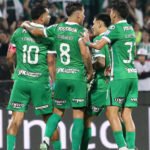 Nacional celebrando el clásico paisa